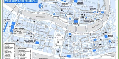 Térkép Lyon meleg 