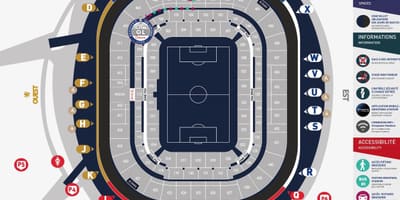 Térkép Lyon stadion
