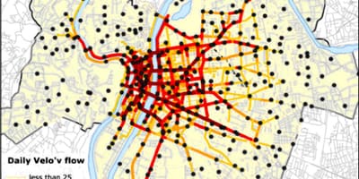 Térkép velov Lyon állomástól